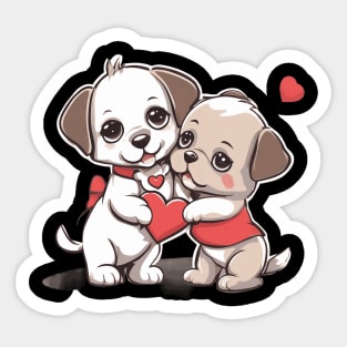 Puppy Love Sticker